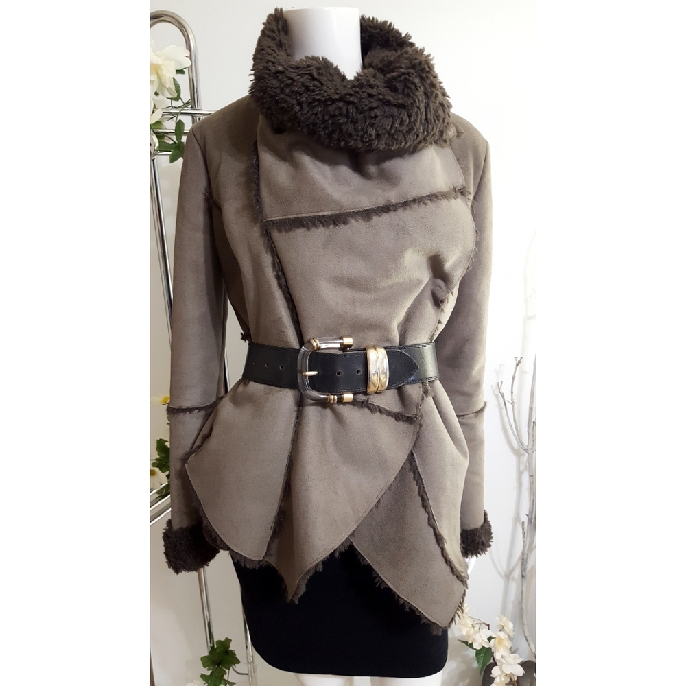 Nitrogen☆Faux shearling/ sherpa jacket